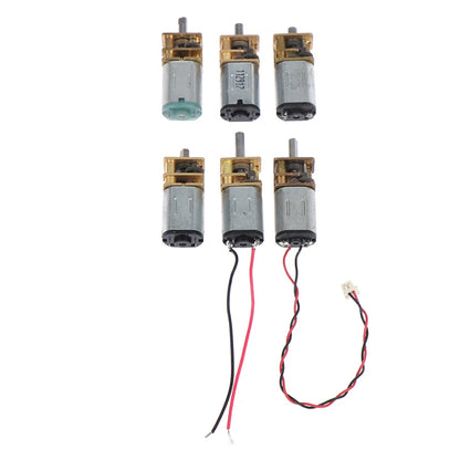 1pc Metal Gearbox Reducer  Electric Motor DIY Toy Micro N20 Gear Motor Slow Speed