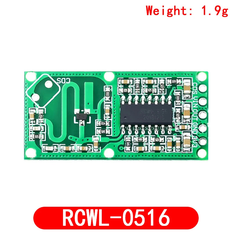 HW-MS03 RCWL-0516 Microwave Radar Motion Sensor 2.4–5.8GHz Human Body Induction Module for Arduino