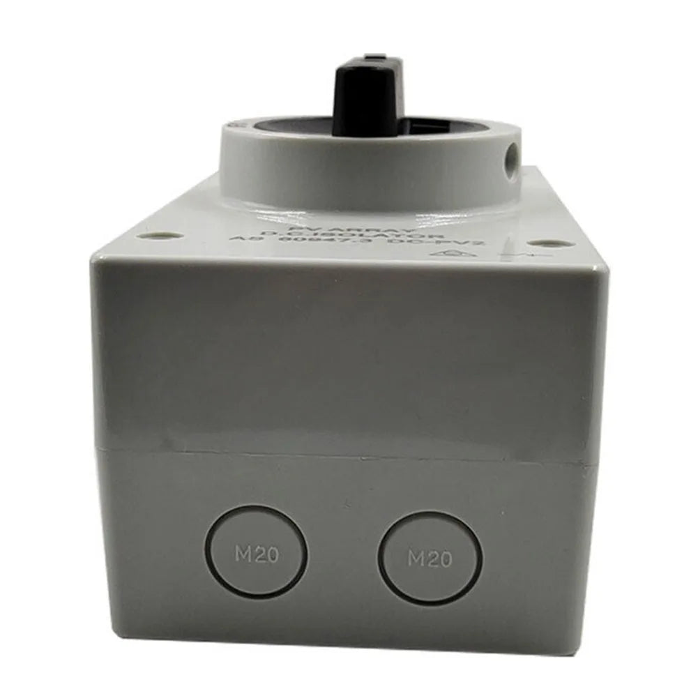 50 60HZ Isolation Switch Isolation Switch From 300V To 1000V Gray Plastic Silver Contacts 32A 1000V Above 440V