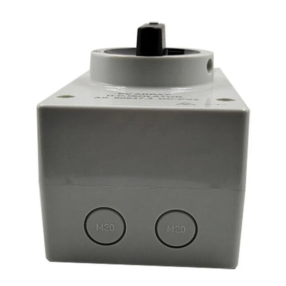 50 60HZ Isolation Switch Isolation Switch From 300V To 1000V Gray Plastic Silver Contacts 32A 1000V Above 440V