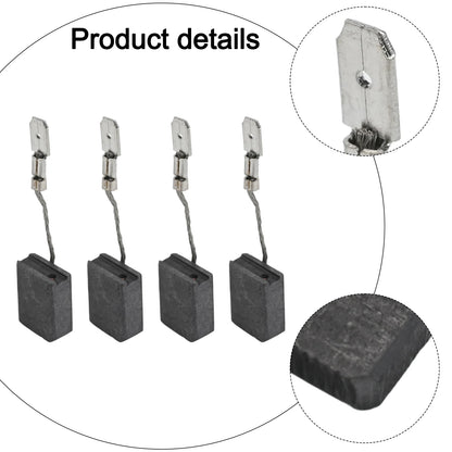 Replacement Brush Carbon Brush Set Metal Carbon Brush Power Tool Accessory Set Of 4 Brushes 4pcs Carbon Brush Kit