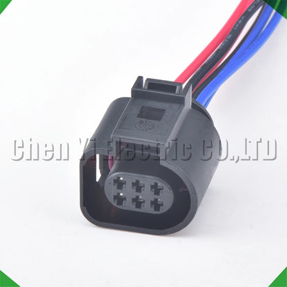 6 Pin Auto Temp Sensor Reversing Radar Throttle Valve Connector Injection Plug 42121700 3B0973813 1J0973713 4H0973713 5N1973206
