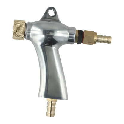Multi Nozzle Sandblasting Tool Kit with 5 Ceramic Nozzles for Rust and Paint Removal on Metal and Glass with Ergonomic Design