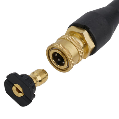 Pressure Washer Spray Wand — 1/4” Quick Connect Extension Lance with 5 Nozzles for High-Pressure Cleaning