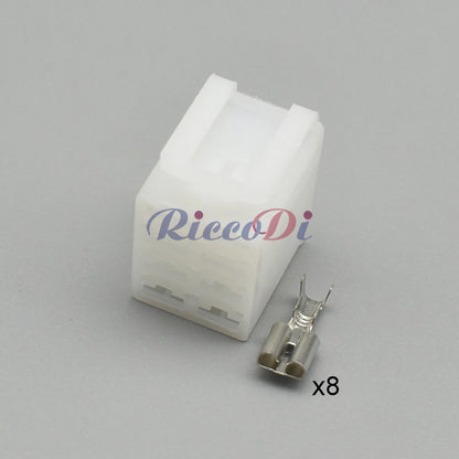 8-Pin Excavator Rocker Switch Connector DJ7086-6.3-21 — Heavy Equipment Wiring Plug