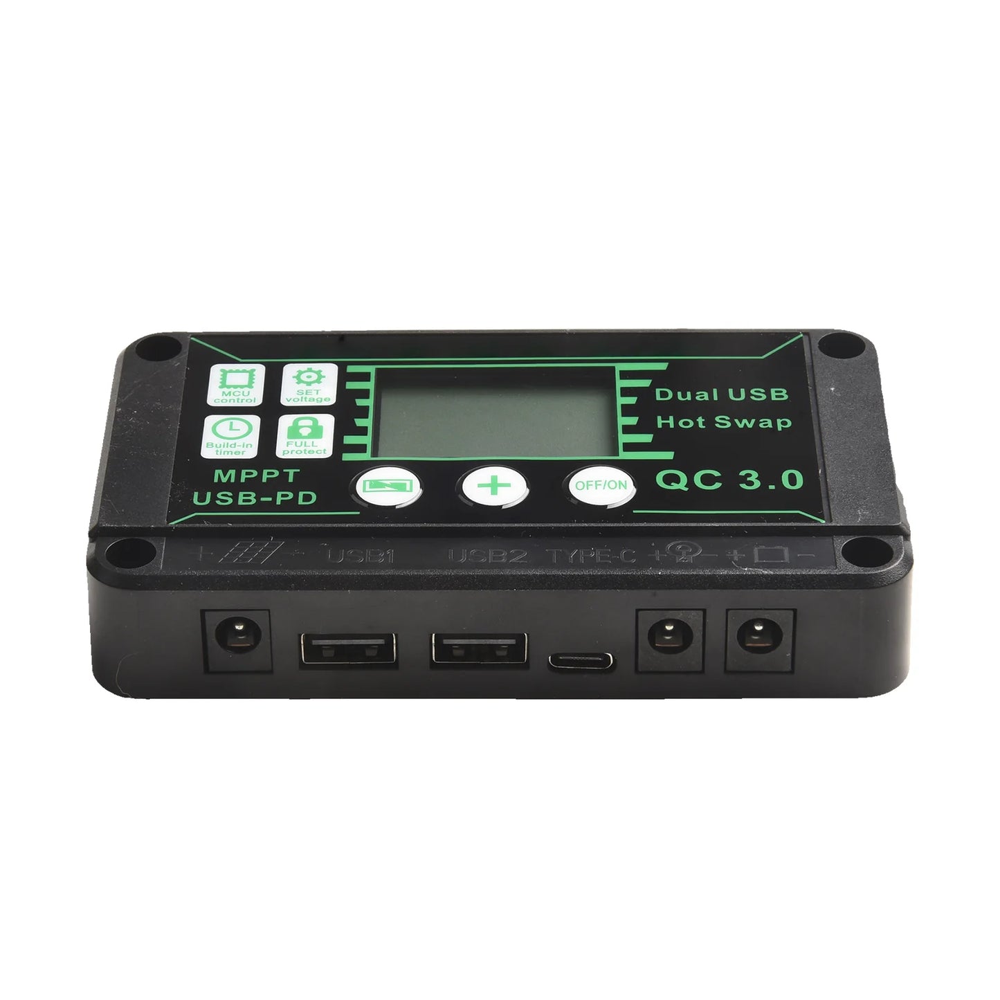 Digital Display Waterproof MPPT Solar Charge Controller Adjustable Current Options 10A 100A Efficient Energy Utilization