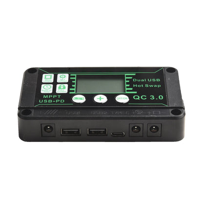 Digital Display Waterproof MPPT Solar Charge Controller Adjustable Current Options 10A 100A Efficient Energy Utilization