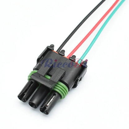 3-Pin 2.5mm Delphi Weather Pack Fuel Injector Connector 12020827 12020829 DJ3031Y-2.5 Male Female