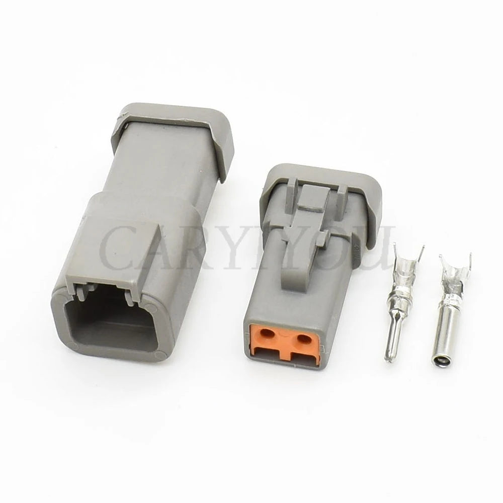 2 Pin 2.3mm Waterproof Docking Connector DJ70210YA-2.3-11/21 PA66 Automotive Vehicle Wiring
