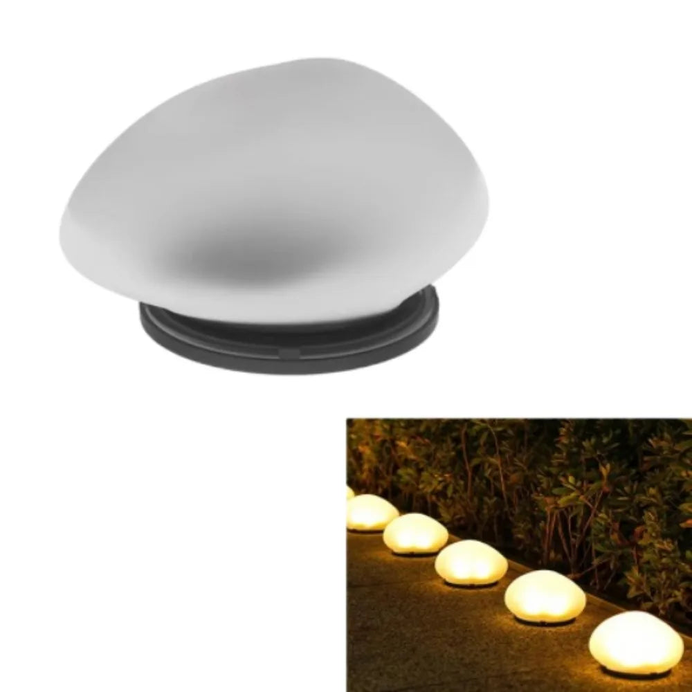 Solar Decorative Frosted Ground Lamp Outdoor Waterproof Garden Light