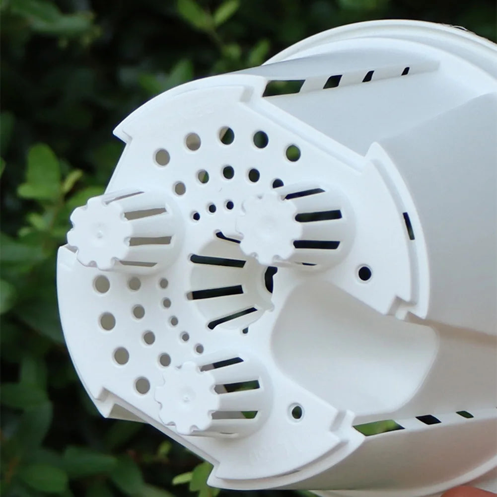 10pcs Self-watering Flower Pots Transparent Self Absorbing Water Storage Planters Flower Pots Breathable Orchid Tools