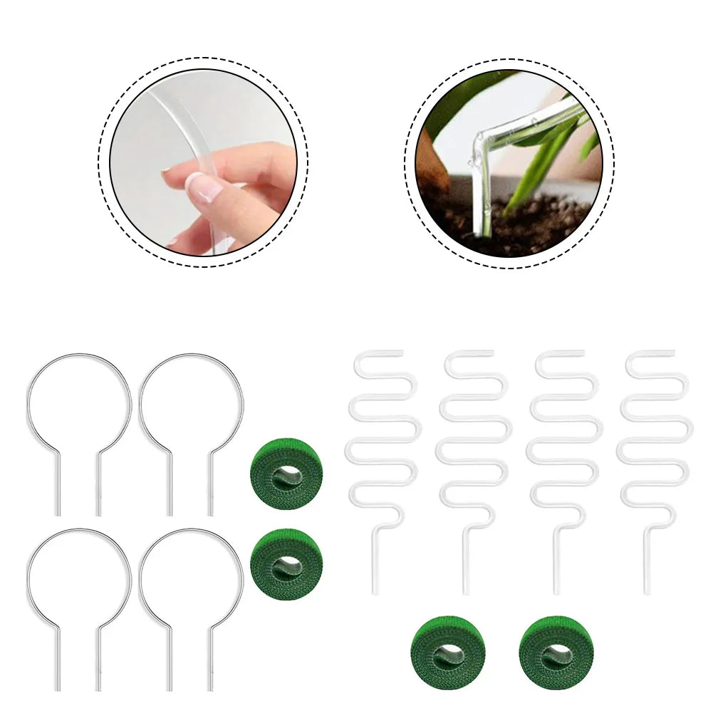 6pcs 34cm Bonsai Bracket Plant Climbing Frame Creative Flower Support Flower Arrangement Rack For Climbing Plants
