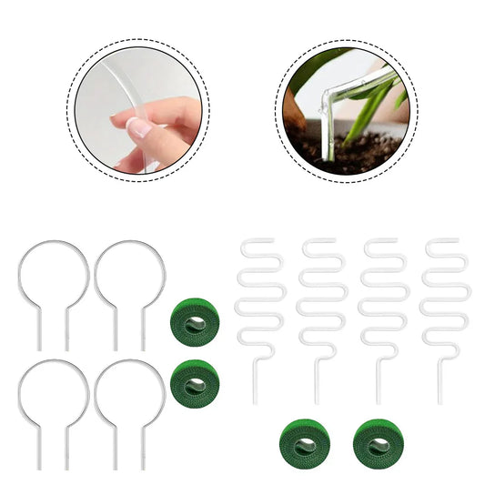 6pcs 34cm Bonsai Bracket Plant Climbing Frame Creative Flower Support Flower Arrangement Rack For Climbing Plants