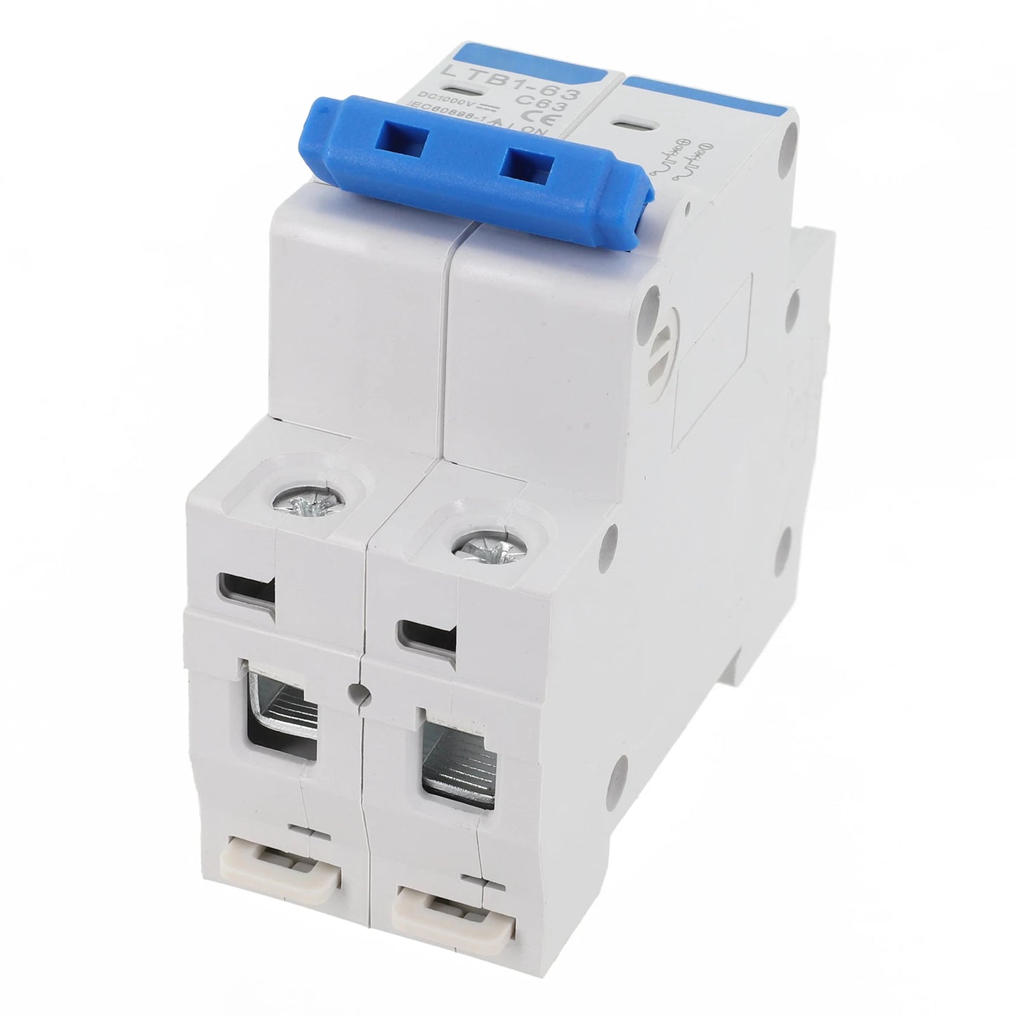 For Solar Photovoltaic Compatible DC 1000V Circuit Breaker Available in 6A to 63A Rated Currents for Overload Protection