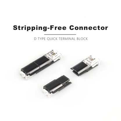 10pcs 2 Pin Waterproof Automotive Connector Strip Terminal Connection