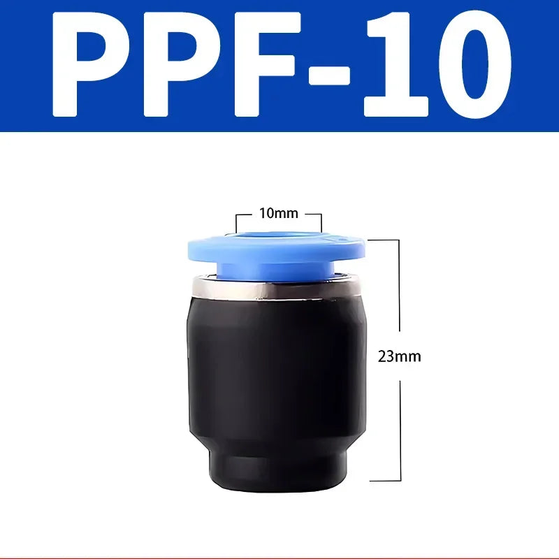 PP PPF Nylon Pneumatic Blanking Plug Hose Tube Push Fit Connector Air Line 4mm 6mm 8mm 10mm 12mm 16mm