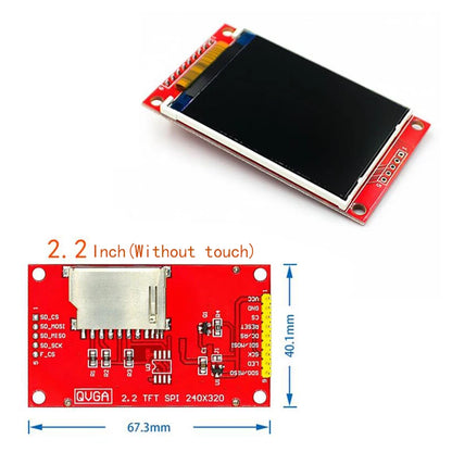 TFT Color LCD Display Module 1.44–2.8 Inch SPI Interface ST7735 ILI9225 ILI9341
