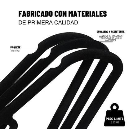 Velvet Non Slip Clothes Hangers Non Marking Wardrobe Storage