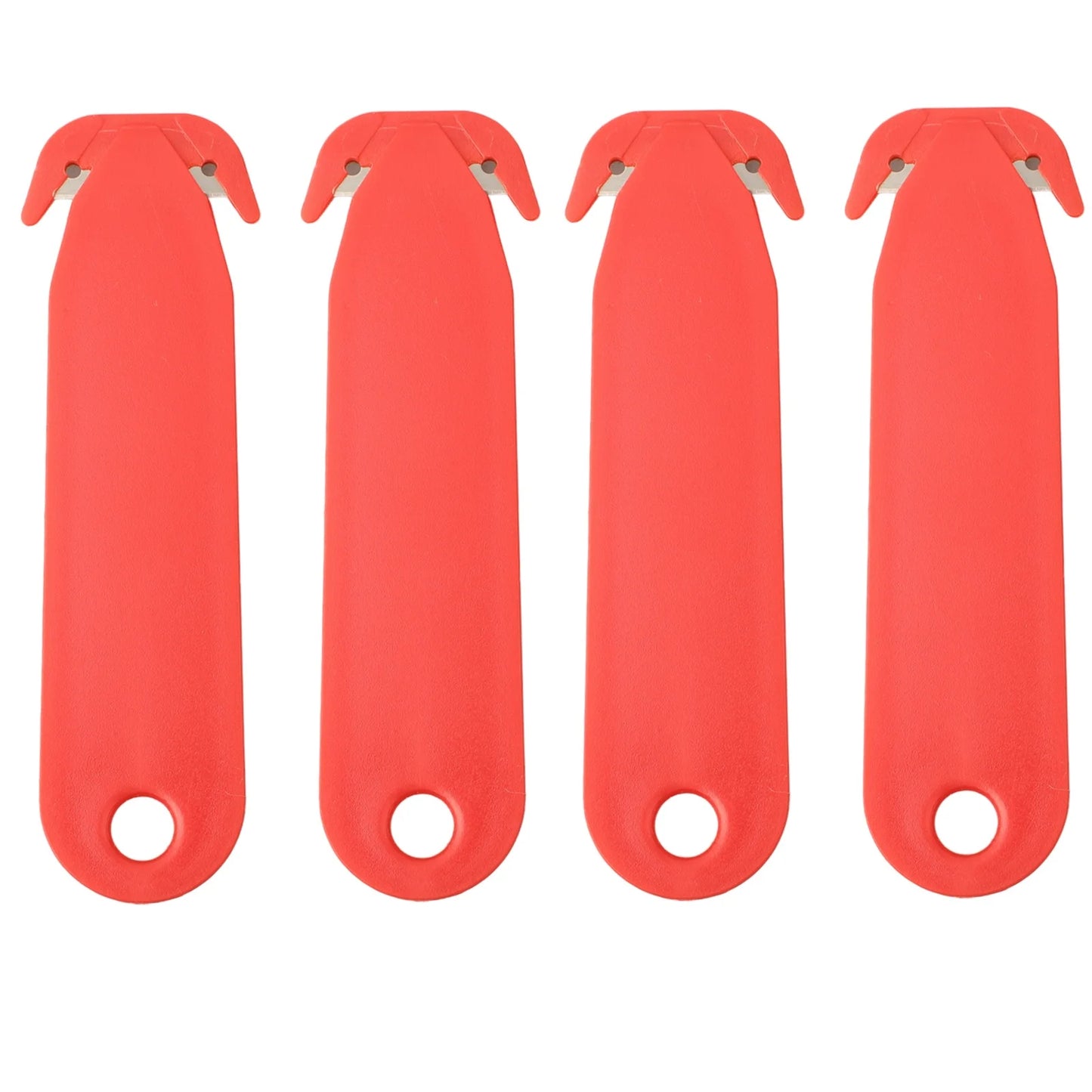 4PCS Double-edged Safety Box Cutter Blade MultiTool Film Cutting Art Paper Cutter For Home Kitchen Warehouse