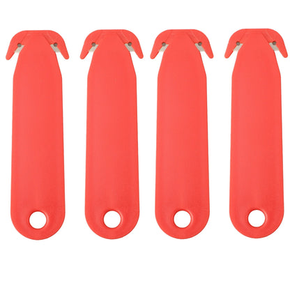 4PCS Double-edged Safety Box Cutter Blade MultiTool Film Cutting Art Paper Cutter For Home Kitchen Warehouse