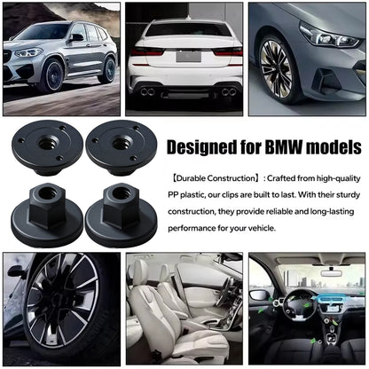 100/10pcs Auto Clips for Hex Head Plastic Self-Threading Nut for BMW Retainer Chassis Rear Bumper Splash Shield Car Interior