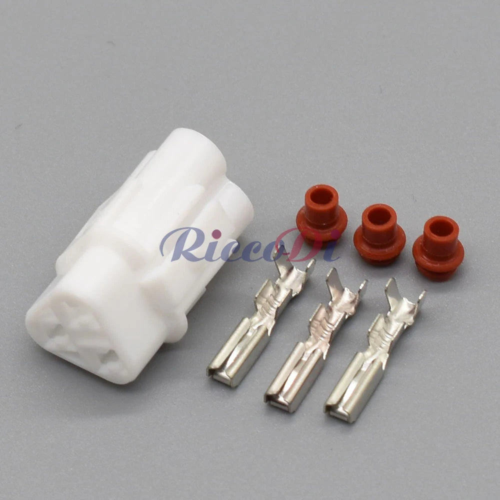 3-Pin 2.2mm MT Sealed Connector 6180-3241 6187-3271 DJ7031F-2 White Male Female Automotive Motorcycle