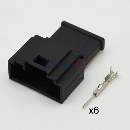 6 Pin Car Female Male Sunroof Reading Light Rearview Mirror Switch Wiring Harness Plug for VW 1355082-1 6Q0972716