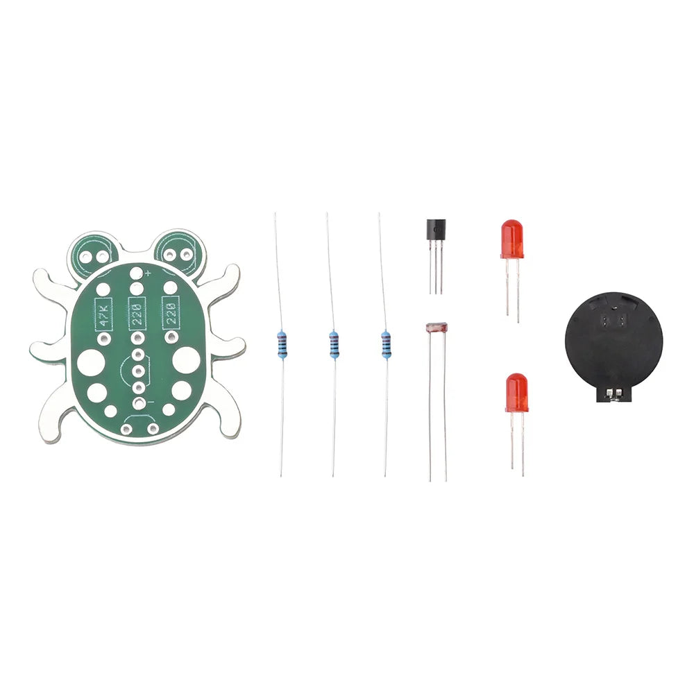 Weevil Eye Electronic DIY Soldering Kit for Beginners | Fun STEM Learning Project for Students and Parent-Child Interaction