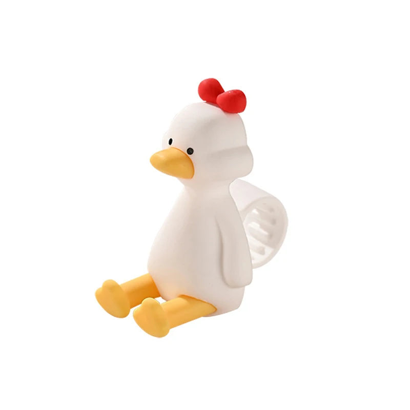 New Bear Duck Punch-free Door Anti-collision Pad Room Bathroom Door Handle Silicone Silent Protection Pad Door Handle Cover