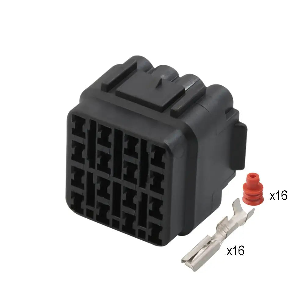 16 Way Honda Headlight Connector 6185-0510 6188-0353 6181-6457 DJ7163Y-2.2 Waterproof