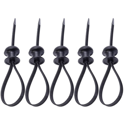 Black Nylon Zip Tie Mount Base Plate Cable Clip