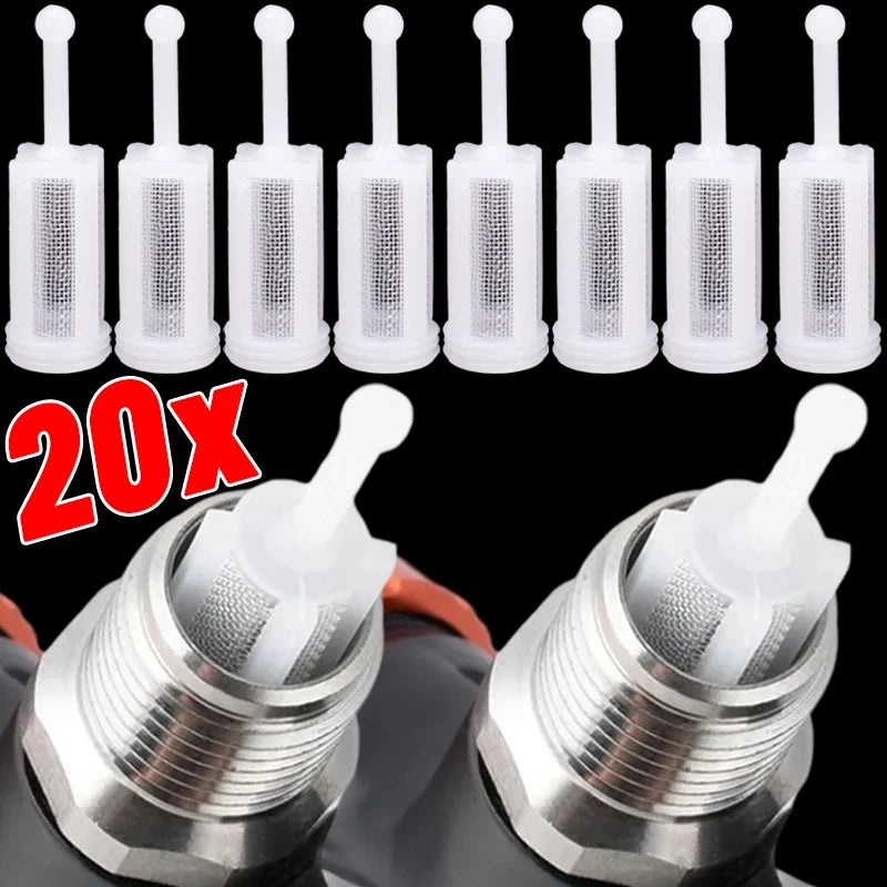 Car Paint Spray Gun Filter Replaceable Nylon Fine Mesh Anti-Clog 5/10/20pcs