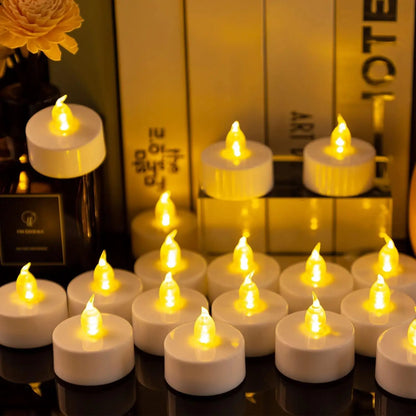 Flameless LED Candle Warm White Tea Light for Home Decor
