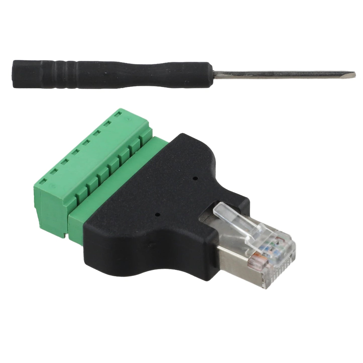 8-pin Adapter Terminal Block Connector Networking Setup Stable Signal Transmission User Convenience Transmission