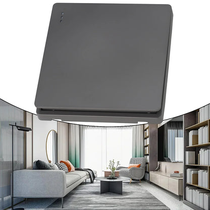 None Gray Button Switch Switches 1 2 3 Gang 86mm Flame Frameless PC Material Push Retardant Rocker Switch None