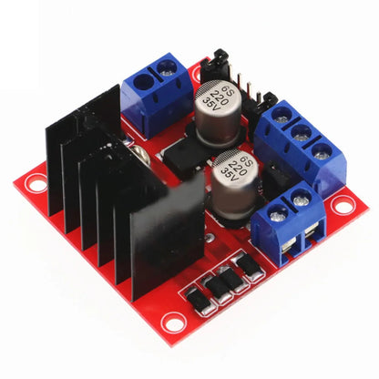 L298N Motor Driver Board Module DC Stepper Motor Controller For Robot Car 5V H Bridge Drive 25W For Power Supply