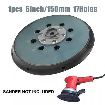 150mm Sanding Pad Backing Plate for DA Polisher with Cooling Channels Designed for Optimal Heat Reduction and Performance