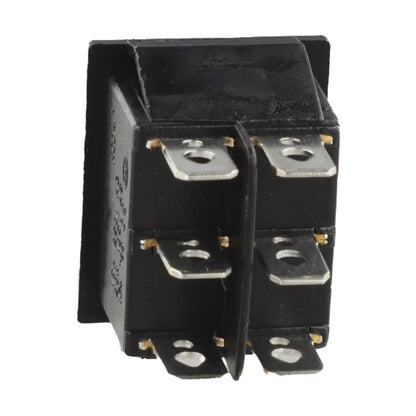 2 Pack 6 Pin DPDT Pole Throw Momentary Rocker Switch Snap In Terminals for Car Motorcycle Boat and Electrical Equipment