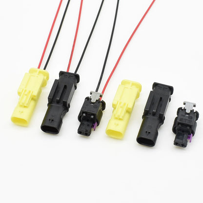 2 Pin Male and Female Urea Sensor Fuel Nozzle Plug Connector for Volkswagen Audi Compatible with 1-1703498-1 1-1924067-4
