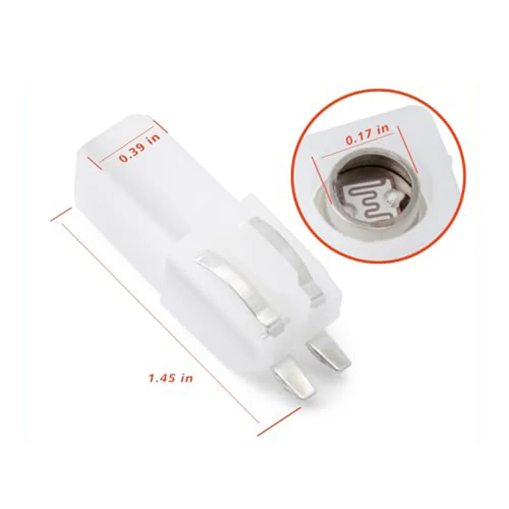 2 Pcs White Photocell Flame Sensor For Riello 40 Series 20132573 3002280 Replacement Part Compatible With For 40G
