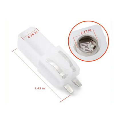 2 Pcs White Photocell Flame Sensor For Riello 40 Series 20132573 3002280 Replacement Part Compatible With For 40G