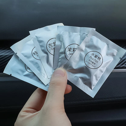 Car Air Freshener Replacement Tablet Flavor Supplement Solid Fragrance Scent Pads Perfume Refill for Air Vent Diffuser Purifier