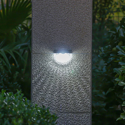 High Bright Solar Wall Light with Motion Sensing Outdoor LED Type-C Rechargeable Waterproof Lantern for Garden Balcony Staircase