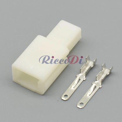 DJ7021-2.8-11/21 2-Pin 2.8mm Automotive AC Compressor Wire Connector Socket