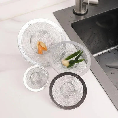 20x Stainless Steel Sink Filter Kitchen Bathroom Floor Drain Mesh Filters Drain Basket Waste Screen Hole Trap Strainer Stopper