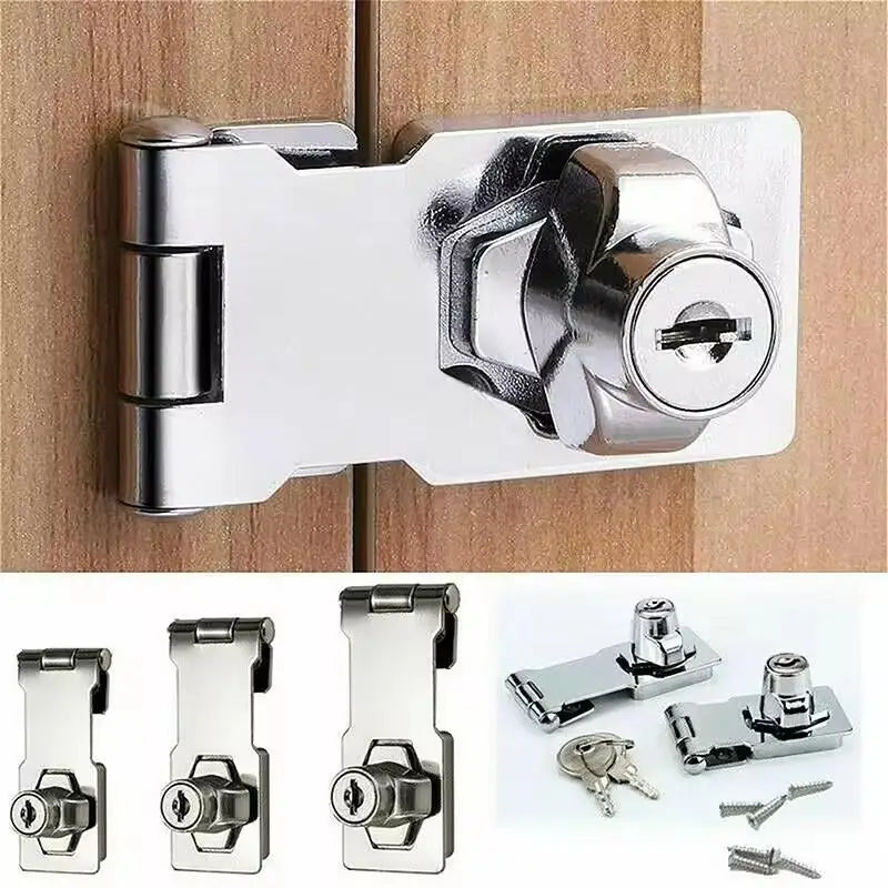 3-Digit Combination Password Lock Security Door Bolt Cabinet Password Lock Drawer Lock Anti-theft Household Cabinet Hardware