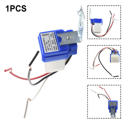 Automatic Photo Control Switch Garden Port Road Lighting Factories AC DC 12-220V 5*4.2*3.3cm Blue Controller Switch