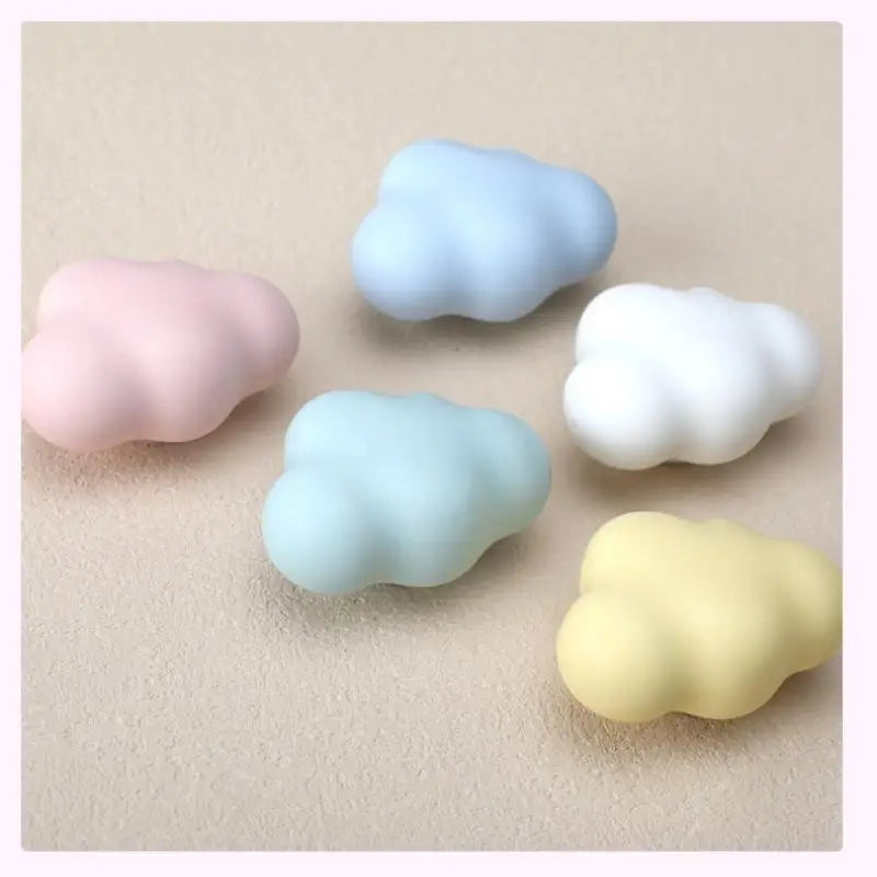 1pc Children's Furniture Handles Nordic Ceramic Children Room Cabinet Handles Macaron Colorful Round Drawer Knobs And Pulls