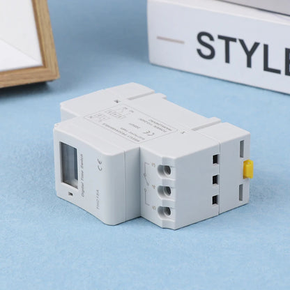 1pc Electronic Weekly 7 Days Programmable Digital Timer Switch Relay Control 220V 230V 10A 16A Din Rail THC15A Timer