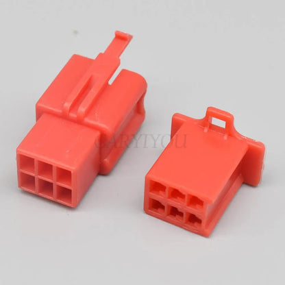 6 Pin 2.8mm MTW Connector 6030-6991 6040-6111 DJ7061A-2.8 PA66 Motorcycle Automotive Socket